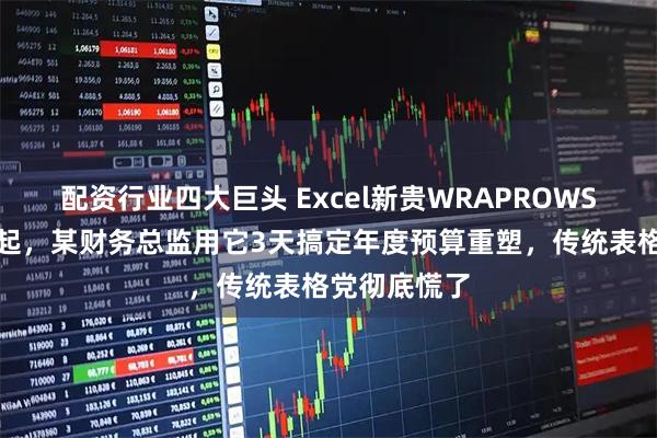 配资行业四大巨头 Excel新贵WRAPROWS函数悄然崛起，某财务总监用它3天搞定年度预算重塑，传统表格党彻底慌了